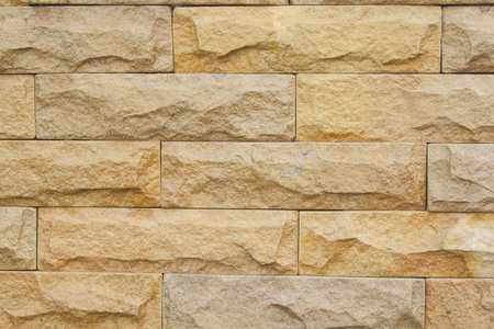 Brick block walls with retro motifs are built to serve as wall walls - and to prevent thieves from...