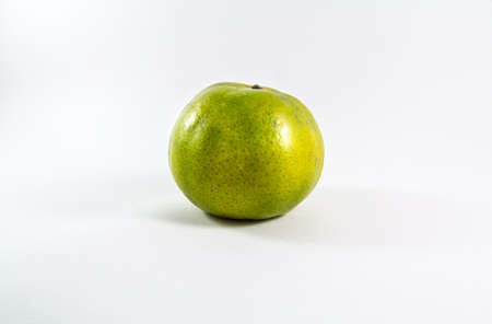 This is a Thai orange. The color is green.の写真素材