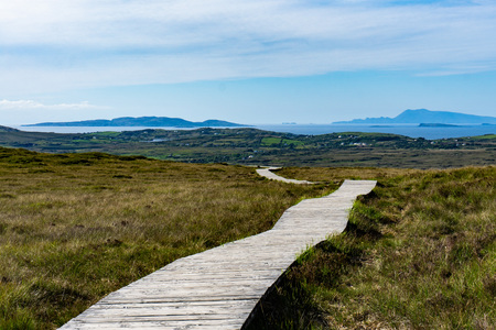 Connemara National Park, Letterfrack, Cunty Galway, Irelandの写真素材
