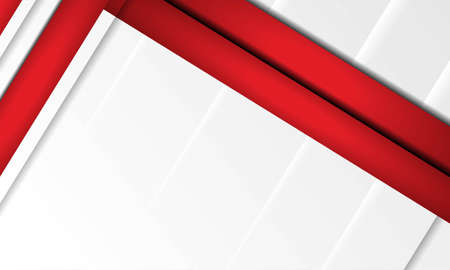 Modern vector abstract red and gold stripes on white background. Elegant concept design vector design template for frame, cover, banner, card useのイラスト素材