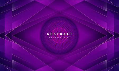Modern abstract purple background vector. Layout design with dynamic shapes for sport event.のイラスト素材
