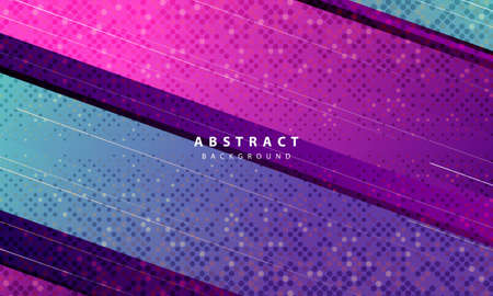 Modern abstract purple background vector. Layout design with dynamic shapes for sport event.のイラスト素材