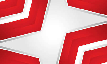 Modern vector abstract red and white stripes on white background. Elegant concept design vector design template for frame, cover, banner, card useのイラスト素材