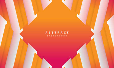 Modern abstract gradient orange and white background. Design template for banner, posters, cover,etc.のイラスト素材