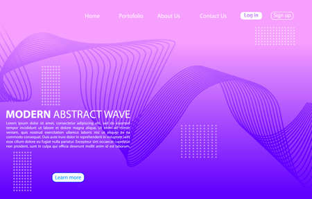 Modern abstract line color background.Home page abstract design.purple background.のイラスト素材