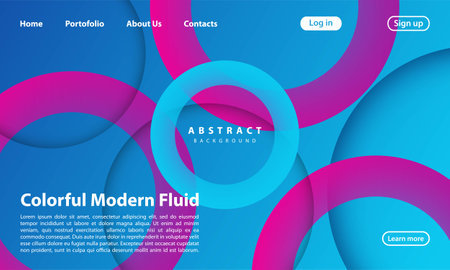 Landing Page. Abstract background website. Template for websites, or apps. Modern design. Abstract vector style designのイラスト素材