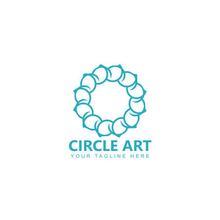 Abstract floral pattern tile collectionのイラスト素材