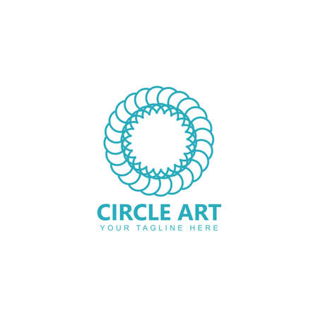 Abstract floral pattern tile collectionのイラスト素材