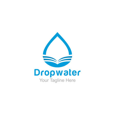 Water drop Logo design vector templateのイラスト素材