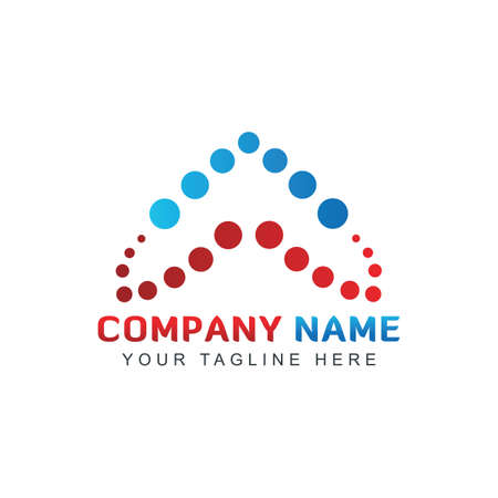 Letter A logo icon design template elements - vector sign.のイラスト素材