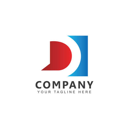 Initial D Logo Design Inspirationのイラスト素材