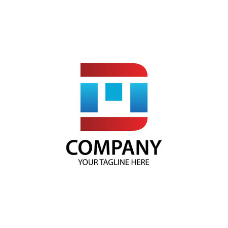 Initial DM Logo Designのイラスト素材