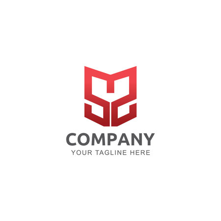 Initial SMS Logo Inspirationのイラスト素材