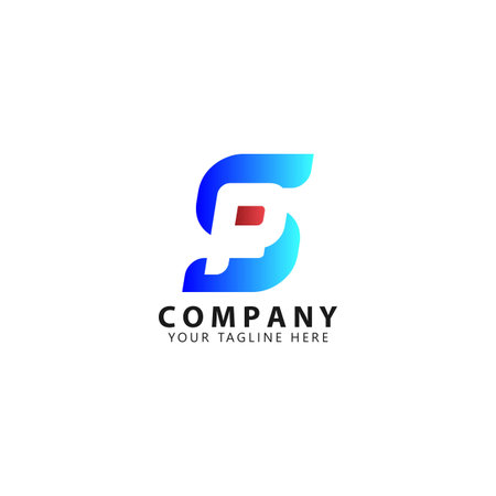 Initial SP Logo Design Inspiration Vectorのイラスト素材