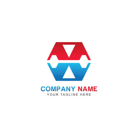 Initial X logo design inspirationのイラスト素材