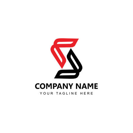 letter S logo vector, symbol S abstract. vector of alphabetのイラスト素材