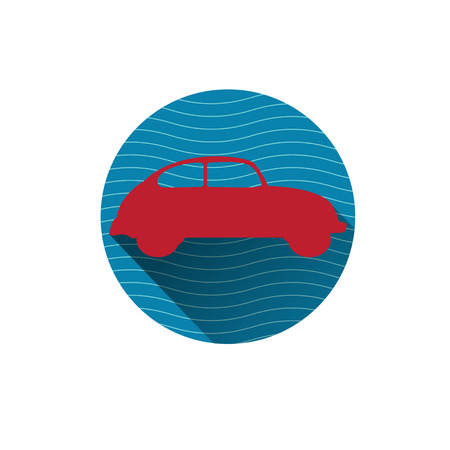Car shadows iconのイラスト素材