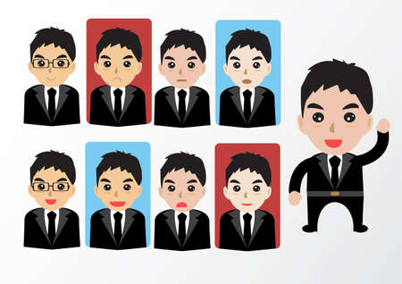 Business Man cartoonのイラスト素材