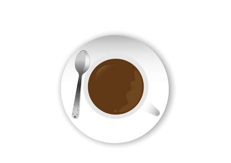 Coffee cup  - vector  illustrationのイラスト素材