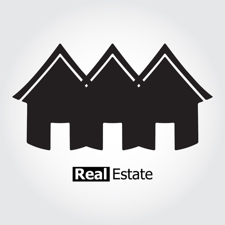 Houses vector . Real estate.のイラスト素材