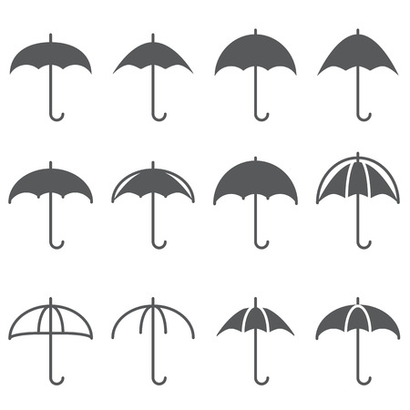 Umbrella iconのイラスト素材