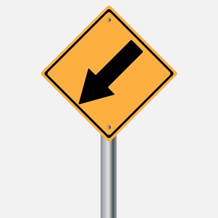 Traffic sign . keepleftのイラスト素材