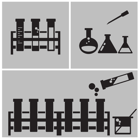 Medical Icons On White Backgroundのイラスト素材