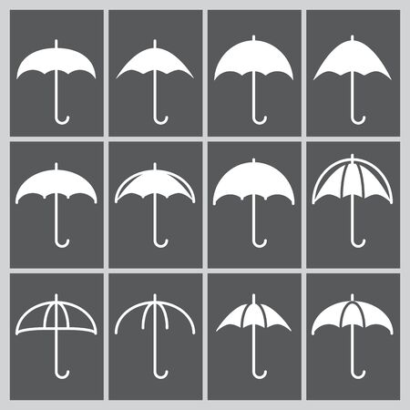 Umbrella iconのイラスト素材