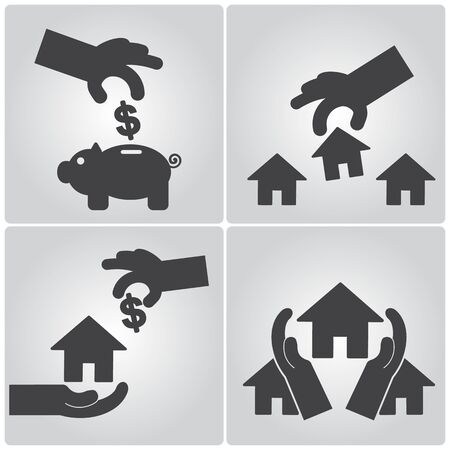 house icon , template infographicのイラスト素材