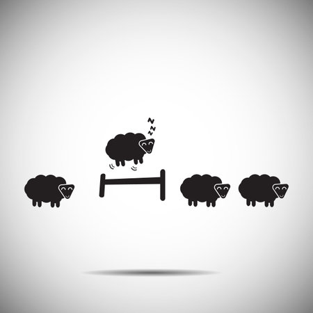 Sleep icon  sheepのイラスト素材