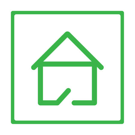 house  , template house , flat vector buildingのイラスト素材