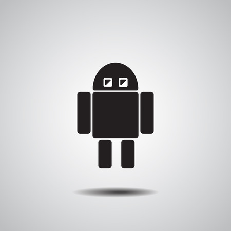 Robot icon. Robot symbol  icon.  Robot Mark 1のイラスト素材