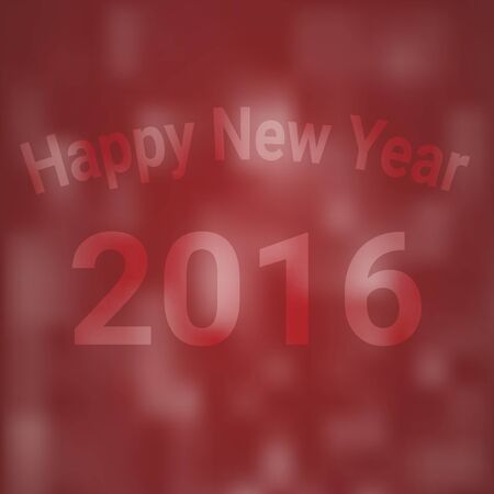 Happy New Year on red  background のイラスト素材