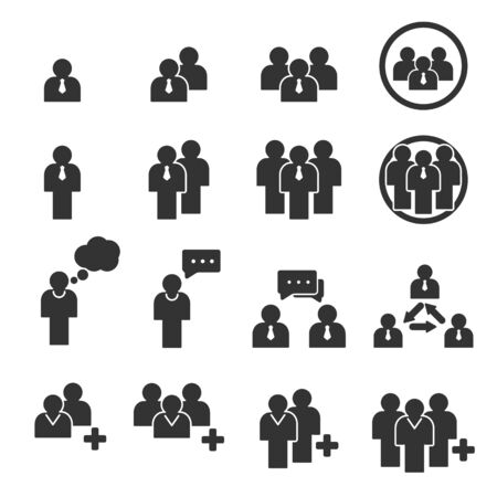 people iconのイラスト素材