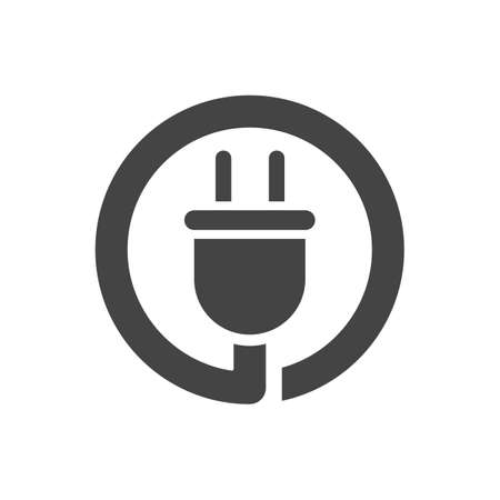 plug icon vector illustrationの写真素材