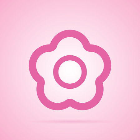 Sakura flowers icon , cherry blossom iconのイラスト素材