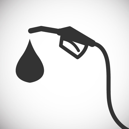 Gas Pump Icon silhouetteのイラスト素材