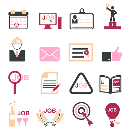 job iconのイラスト素材