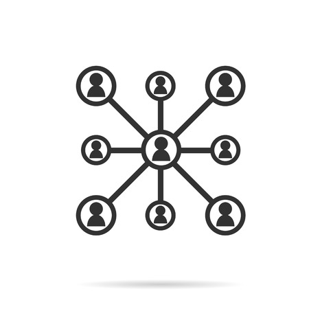 network iconのイラスト素材