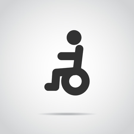 elder icon wheelchairのイラスト素材