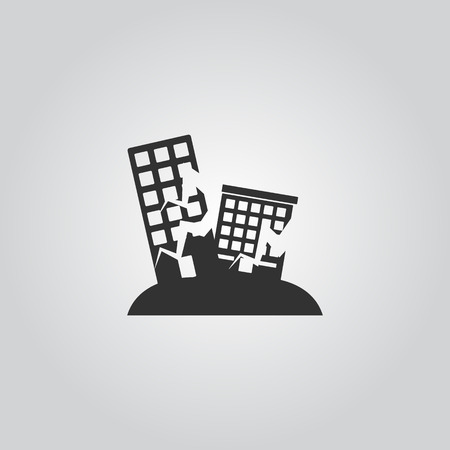 Earthquake Iconのイラスト素材