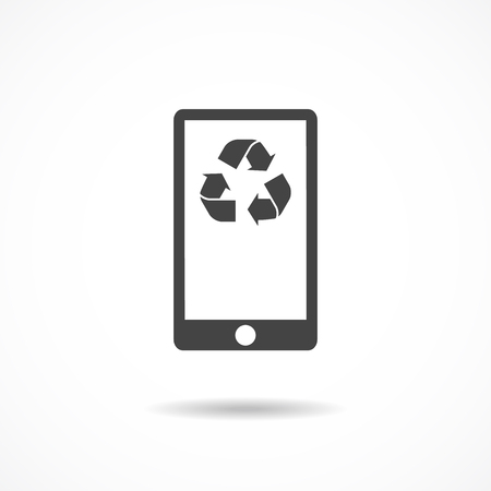 Phone Recycle screen iconのイラスト素材