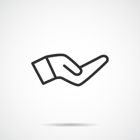 Hand icon.のイラスト素材