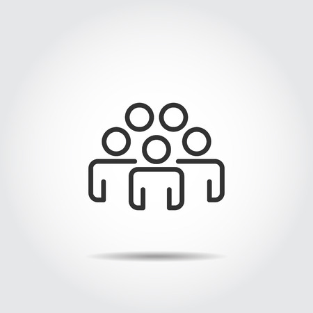 People Icon work group Team Vectorのイラスト素材