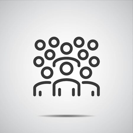 People Icon work group Team Vectorのイラスト素材