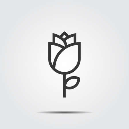 flower icon vector illustration  .のイラスト素材