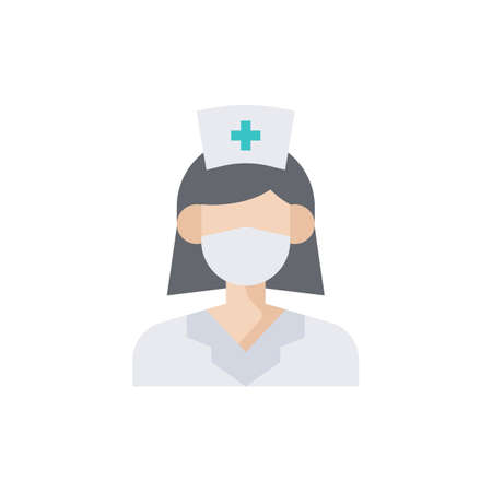 Nurse Icon vector illustrationのイラスト素材