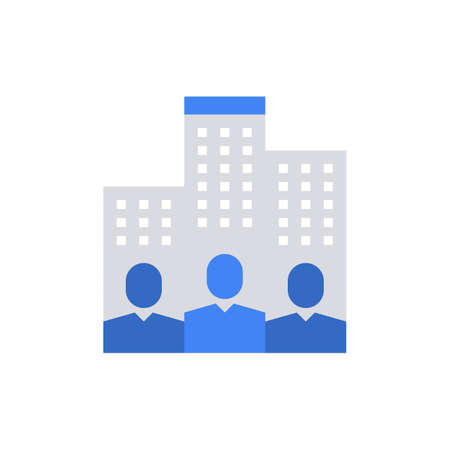 Company People Business Teamwork Icon Vector Illustrationのイラスト素材