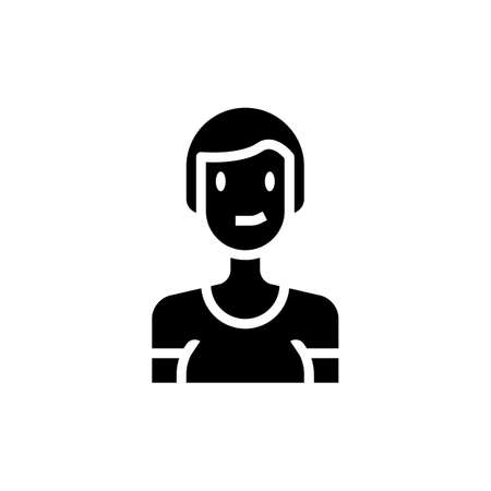 People Icon Woman Vector Illustrationのイラスト素材