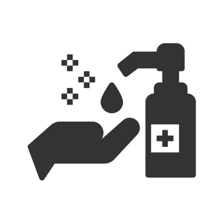 Hand Wash Icon vector illustrationのイラスト素材